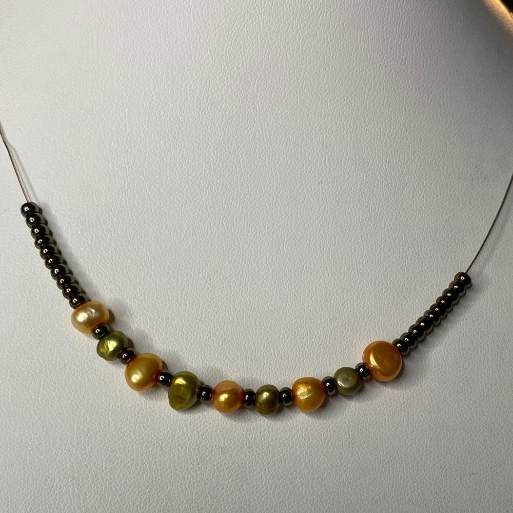 Baroque, Pearl, Real Genuine pearl Bead Necklace